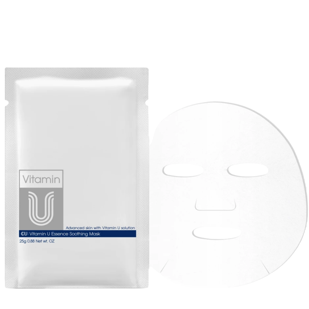 CU SKIN Vitamin U Essence Soothing Mask - Тканинна відновлююча маска